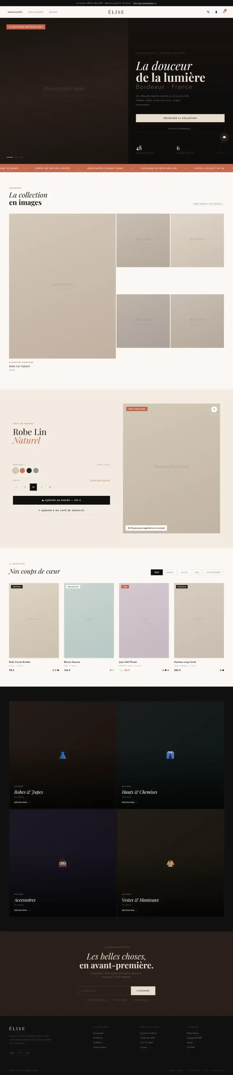 Site boutique mode