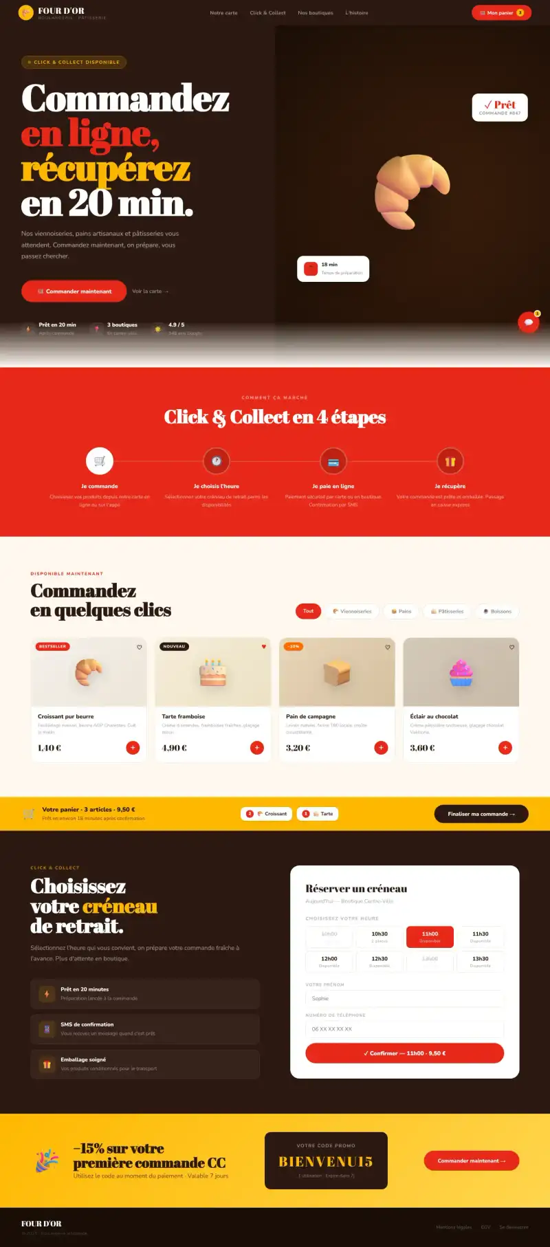 Site click and collect